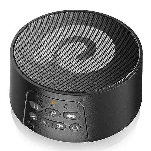 Dreamegg White Noise Machine - D3 Pro Sound Machine for Adults, Rechargeable Sound Machine for Sleeping, 29 HiFi Sound, Battery/Adapter, Auto-Off Timer, Portable Sound Machine for Baby Home Travel