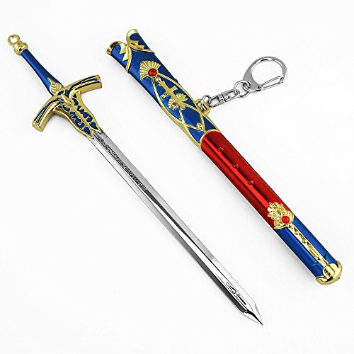 Dailinming Fate Zero Caliburn Sword Logo Model Pendant Keychain Cosplay