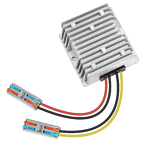 10A 120W Golf Cart 18V 20V 24V 36V 48V Step Down to DC 12V Converter Voltage Regulator Reducer Power Buck Converter Waterproof Transformer(DC 16-58V Inputs