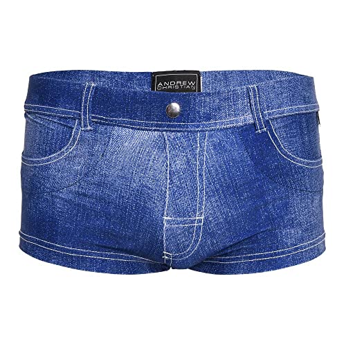 Andrew Christian Denim Trunk, Indigo, X-Large