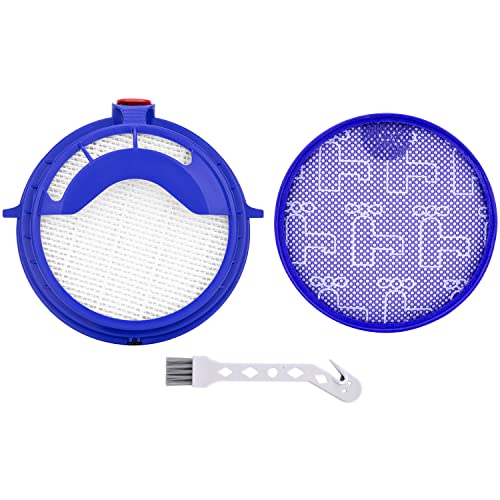 Anewise Filter Kits repalcement for Dyson dc25 vacuum Ball filters, Includes 1Pcs 919171-02 Washable Pre Motor Filter and 1Pcs 916188-05 Hepa filter, Fits DC-25 Models