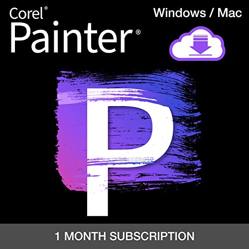 Corel Painter | 1 Month Subscription | Professional Painting Software for Digital Art, Illustration, Photo Art & Fine Art [PC/Mac Download]