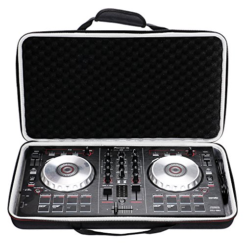 LTGEM Case for Pioneer DJ DDJ-400 / DDJ-SB3 (DDJ-SB3-N) / DDJ-SB2 or Portable 2-channel Controller or DDJ-RB Performance DJ Controller-Black (20.8×11.2×2.5)