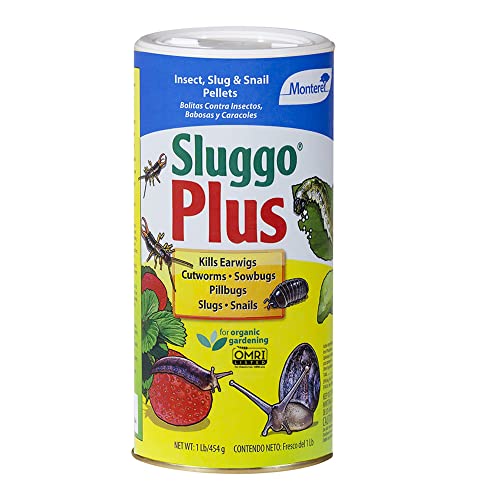 Monterey LG6575 Sluggo Plus Wildlife and Pet Safe Slug Killer, for Insects, 1 lb