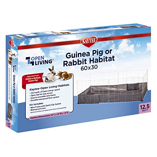Kaytee Open Living Pet Guinea Pig or Rabbit Habitat, 60' x 30'