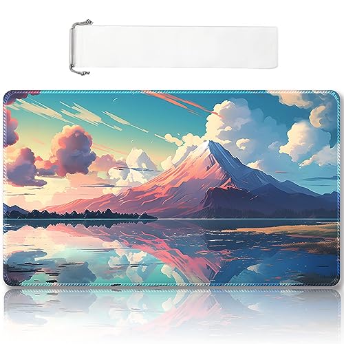 Premium Stitched MTG Playmat with Zones and Non-Slip Rubber Backing - TCG Play Mat for MTG and Other Card Games - Colorful Design with Vintage Look and Feel (DKT (81),No Zones)