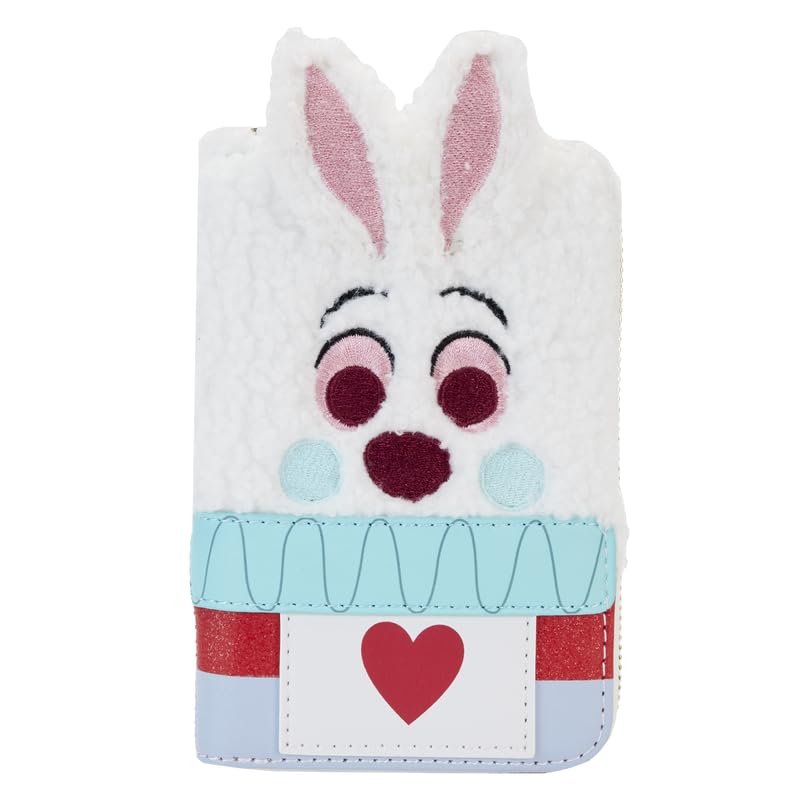Loungefly Disney Alice in Wonderland White Rabbit Zip Around Wallet