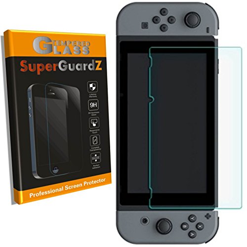 [2-PACK] For Nintendo Switch (2017 Release) - SuperGuardZ Tempered Glass Anti Blue Light [Eye Protect] Screen Protector [Lifetime Replacement], 9H, Anti-Chip Edge, Shatterproof