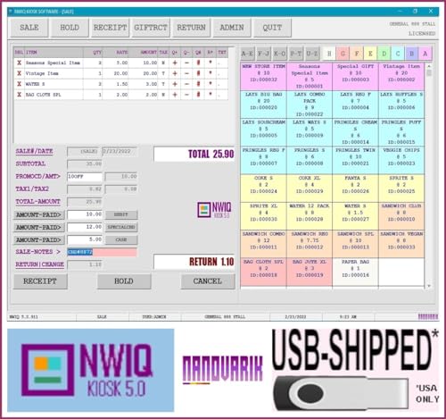 NWIQ POS Inventory Retail Software (Point Of Sale)