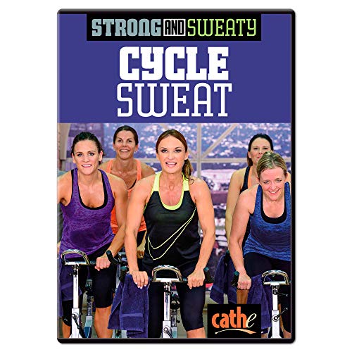 Cathe Friedrich Strong and Sweaty Cycle Sweat Indoor Cycling DVD - Great For Cardio and Lower Body Strength