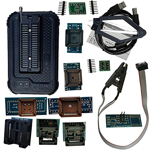 Laqiya T48 Programmer Support More Than 31000 ICS for EPROM/MCU/SPI/Nor/NAND Flash/EMMC/IC Tester upgarde Version of TL866CS TL866II Plus