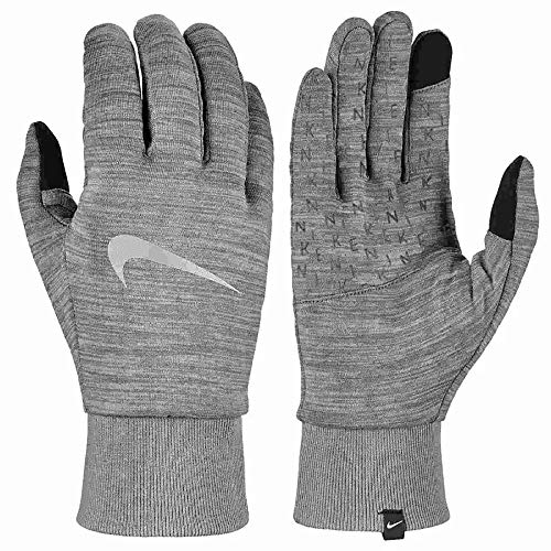 Nike Mens Sphere 3.0 Running Gloves Gray | Silver Small