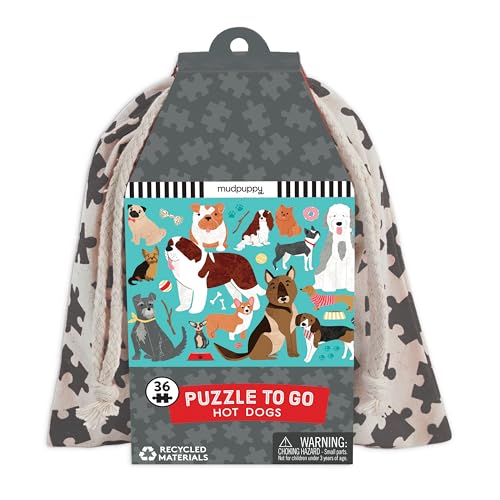 Mudpuppy Hot Dogs Puzzle to Go