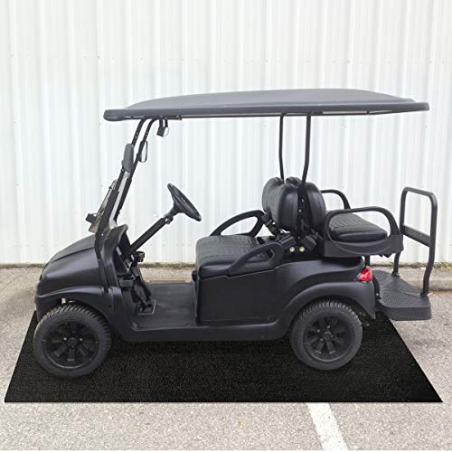 ITSOFT Large 8.5 x 6.6 Ft - Oil Absorbent Garage Floor Mat and Mechanic Pad - Protects Floor from Spills, Drips, Splashes and Stains | Washable, Cut to Size, Non Slip and Waterproof Backing Layer