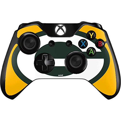 Skinit Decal Gaming Skin Compatible with Xbox One Controller - Officially Licensed NFL Green Bay Packers Large Logo Design