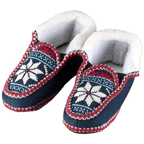 WalterDrake Norwegian Slippers Navy Blue