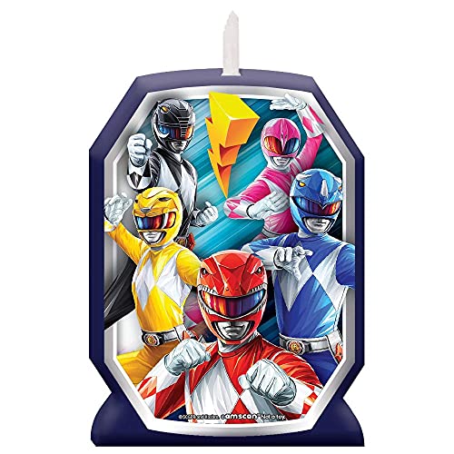 Power Rangers Birthday Candle - 4 1/2' - Multicolor - 1 Pc
