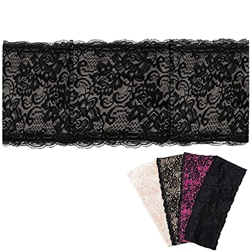 StashBandz Lace Travel Money belt, Running Belt, Fanny Pack, Waist Pack, 4 Big Pockets with Silicon Grip, Fits All Size Phones Passport, and More