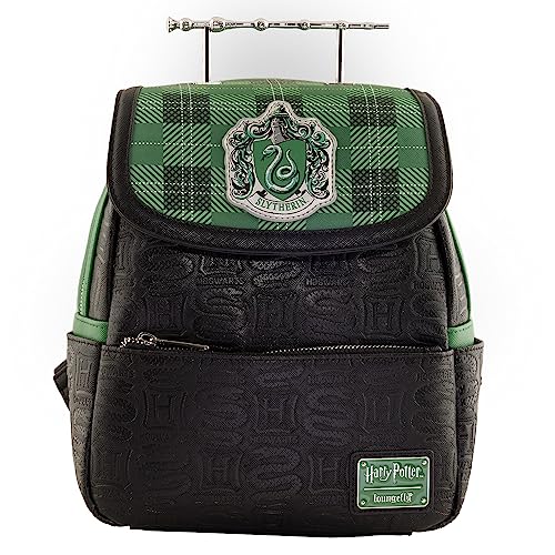 Loungefly Harry Potter 'Choose Your House' Collection: Slytherin House MIni-Backpack, Amazon Exclusive