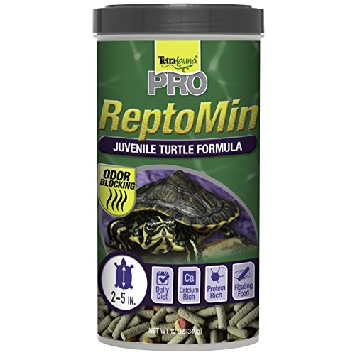 Tetra TetraFauna PRO ReptoMin Pro Sticks Juvenile Turtle Formula Daily Diet for Aquatic Turtles, 12 oz