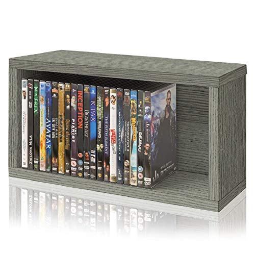 Way Basics DVD Storage Media Shelf - Holds 30 PS5 Games Bluray (Tool-free Assembly)