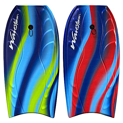 Wavestorm Foam Bodyboard 40' Complete 2 Pack (Red and Green)