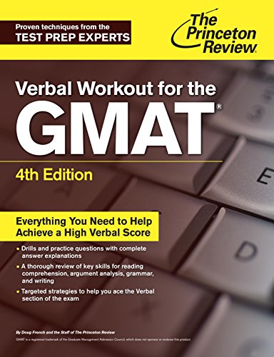 Verbal Workout for the GMAT, 4th Edition  (Graduate School Test Preparation)