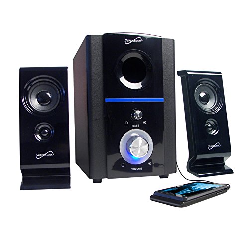 Supersonic SC1120 2.1-Channel USB Multi-Media Speakers (Renewed)
