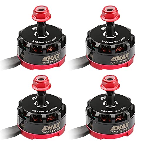 4pcs EMAX RS2205 2300KV Brushless Motor 2CW 2CCW for QAV250 QAV300 FPV Racing Drones Multirotor Quadcopter