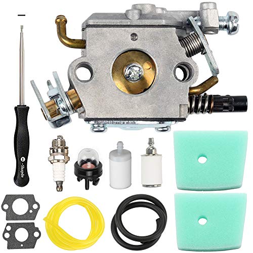 C1Q-EL24 Carburetor With Air Filter Fuel Filter Kit for Husqvarna 123C 123L 123LD 223L 223R 322C 322R 323C 323L 325C 325CX 325L 325LX 326C 326L 326LX Trimmer Brushcutter Pole Saw Edger,by LIYYOO