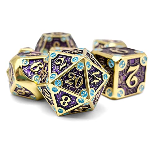 Norse Foundry Royal Crown Dungeon Delve Set of 7 Metal dice