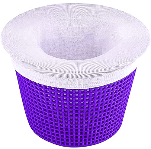 WISHDIAM 40 Pack Pool Skimmer Socks, Works Perfect with The Pool Skimmer for Inground and Above Ground Pool/Pool Skimmer Basket