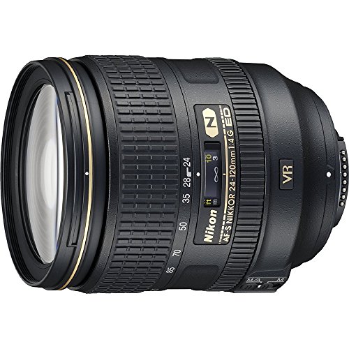 Nikon 24-120mm f/4G ED VR AF-S NIKKOR Lens for Nikon Digital SLR (Renewed)