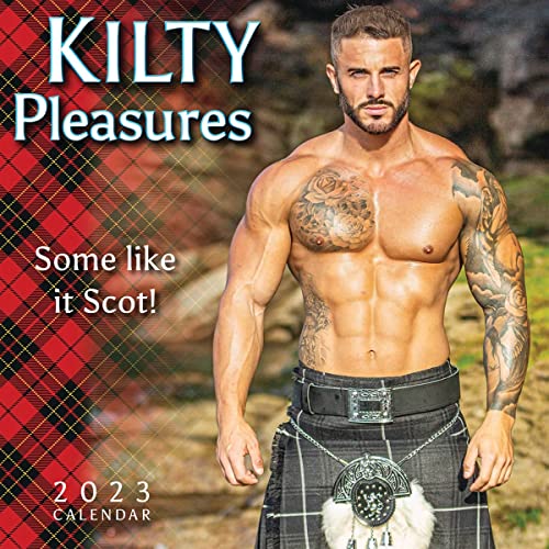 Kilty Pleasures 2023 Mini Calendar, 7' x 7'