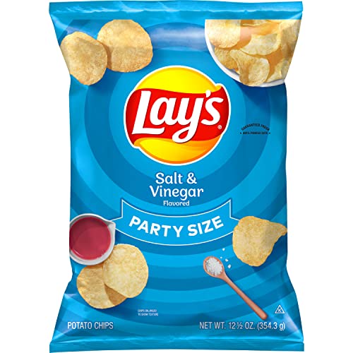Lay's Potato Chips Salt & Vinegar, 12.5 Oz