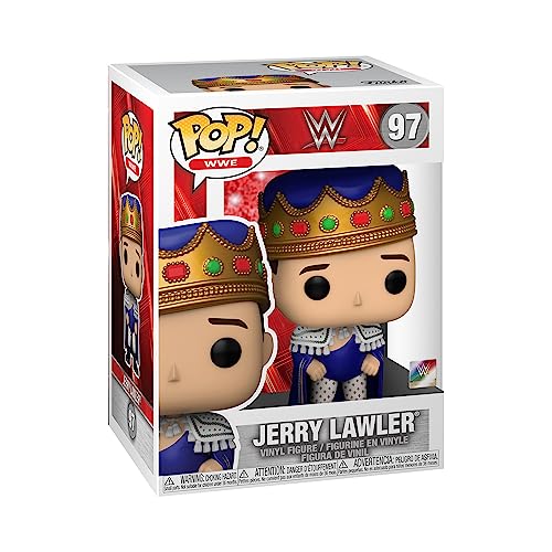 Funko POP WWE: Jerry The King Lawler, Multicolor, 3.75 inches (56807)