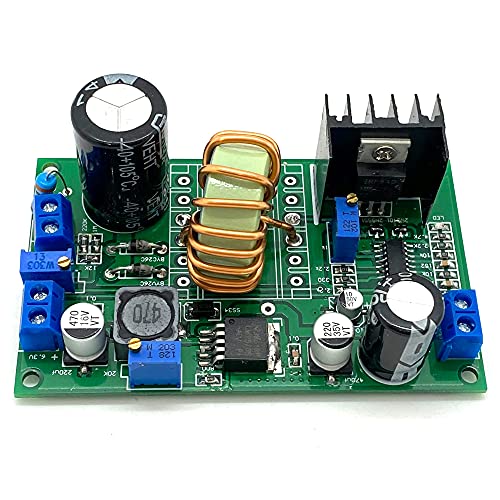 High Voltage DC-DC Boost Converter 12V to 150V-420V 170V 230V 1.25V-12V 6.3V Filament Adjustable Step Up Power Supply 2-Way PSU DC Regulator Module for Tube Preamp/Nixie Tube