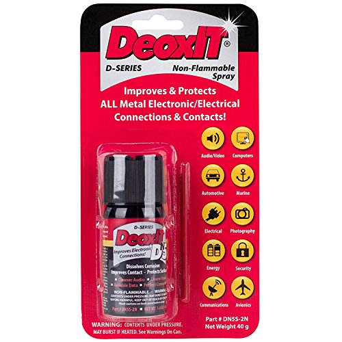 Caig Laboratories DN5S-2N Deoxit D5 Contact Cleaner and Deoxidizer Mini, 57ml Volume