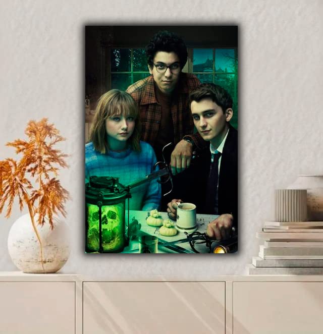 Lockwood and Co TV show poster, Detective thriller TV series picture,Canvas prints, Living room decor aesthetic, Bedroom pictures wall decor