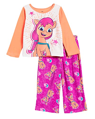 My Pony Girls’ Little Baby Pajama Set, Love Sunny 2, 2T