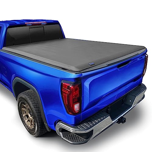 Tyger Auto T1 Soft Roll-up Truck Bed Tonneau Cover Compatible with 2019-2024 Chevy Silverado GMC Sierra 1500 (NOT FIT 19-24 Classic) | 5'10' (70') Bed | TG-BC1C9053