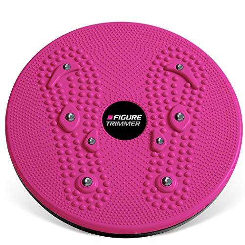 Figure Trimmer Core Ab Twister Board for Exercise 12 inch Waist Twisting Disc with 8 Magnets Reflexology for Slimming and Strengthening Abdominal & Stomach Exercise Equipment
