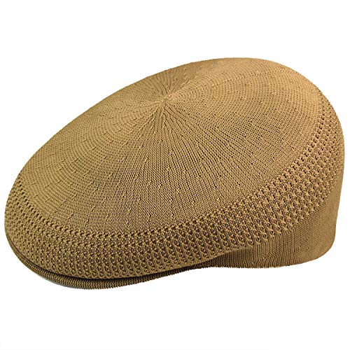 Kangol Tropic 504 Ventair Ivy Cap for Men and Women, Large, Tan