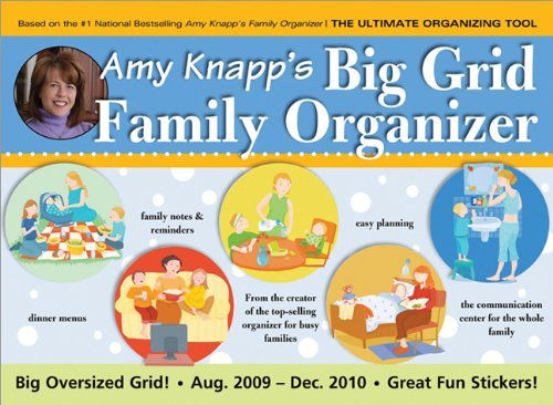 2010 Amy Knapp's Big Grid Family Organizer wall calendar by Amy Knapp (2009-06-01)