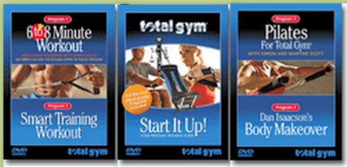 Total Gym Complete Fitness 3 DVD Set with 5 Workouts