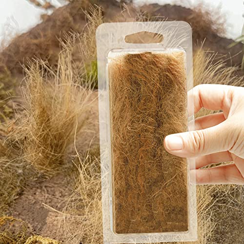 Warmtree Simulation Grass Miniature Static Grass Model Grass Tufts Railway Artificial Grass for Train Landscape Railroad Scenery Sand Military Layout Model