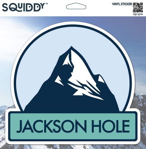 Squiddy Jackson Hole - Vinyl Sticker Decal for Phone, Laptop, Water Bottle (3' Tall)