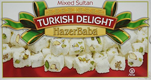 Hazer Baba Turkish Delight Mixed Sultan 12.25 Ounce