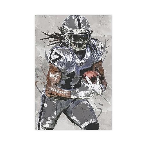 BAWEE Davante Adams Canvas Poster Wall Art Decor Print Picture Paintings for Living Room Bedroom Decoration Unframe: Unframe:12x18inch(30x45cm)