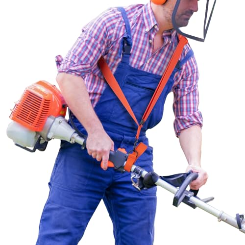 YOUSHARES Trimmer Shoulder Strap - Grass Trimmer Harness Strap, Weed Eater Shoulder Strap Easy Release, Brush Cutter Lawn Mower Nylon Belt